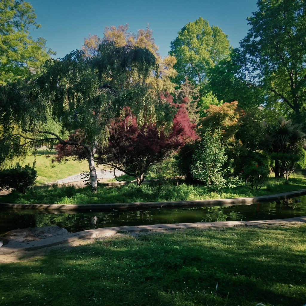 Le parc des Cordeliers, à Anduze