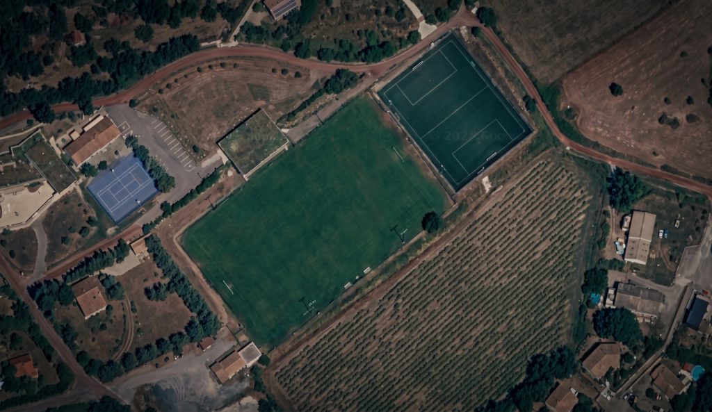 Le stade de Monoblet